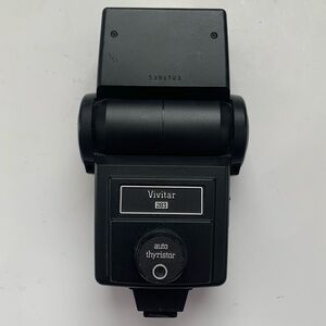 Vivitar 283 Auto Thyristor Shoe Mount Flash - Untested